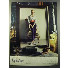 1960 Lady Manhattan Fashion Ad - He married the lady in the Lady Manhattan