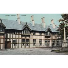 Baklake Hospital Coventry Warks Old Colour Postcard