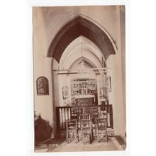 Side Chapel St Martin's Church Brighton Postcard RP East Sussex