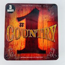 1 Country Hits 3 Disc Set & Booklet Collectors Tin Audio CD
