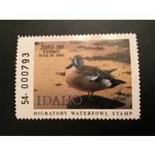 ICOLLECTZONE US 1989 Idaho ID3 Duck Stamp VF NH