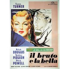 The Bad And The Beautiful -Italian 1953 Poster Canvas Movie Film Print A0 A1 A2