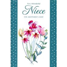 For A Wonderful Niece On Mother's Day - Mother's Day Greeting Card - 23398