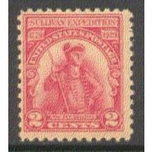 657 2c General John Sullivan Just Clears MNH Q0936
