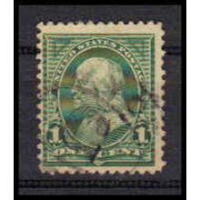 Used 279 1c Benjamin Franklin Barely Clears RA1473