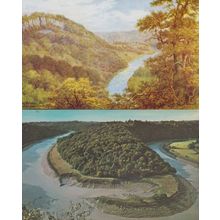 The Wyndcliff Chepstow Horseshoe Bend 2x 1970s Aerial Postcard s