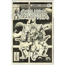 BATTLESTAR GALACTICA ' Black & White ' variant 01 WALT SIMONSON (2018)