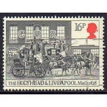 GB 1984 Bicentenary of First Mail Coach Run - Holyhead & Liverpool Mail 16p Used