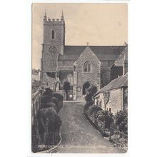 Front Entrance St Leonards Church Hythe Kent Postcard 83474