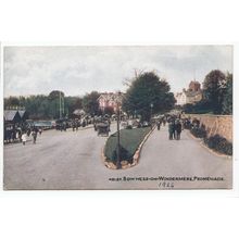 Bowness-on-Windermere Promenade Cumbria Postcard Celesque Series 49157