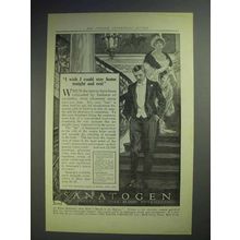 1914 Sanatogen Tonic Ad - Stay Home Tonight and Rest