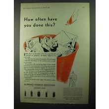 1931 La France and Foamite Fire Extinguisher Ad - Often