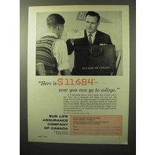 1964 Sun Life Assurance Company of Canada Ad - College