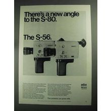 1968 Braun-Nizo S-80 and S-56 Movie Cameras Ad