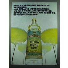 1971 Ronrico Puerto Rican Rum Ad - Super Rum