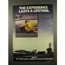 1986 U.S. Navy Ad - The Experience Lasts a Lifetime