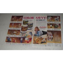 1988 True Value Hardware Stores Ad - Color Savvy! E-Z does it.