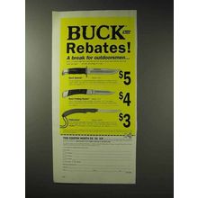 1992 Buck Knives Ad - Special 119, Folding Hunter 110