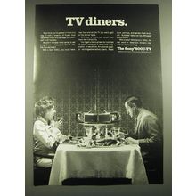 1968 Sony 500U-TV Advertisement - TV diners