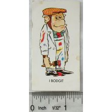 Brooke Bond Chimp card - I. Bodgit