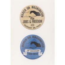 March On Washington For Jobs & Freedom 1963 Badge Button Postcard