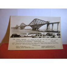 FORTH BRIDGE, SCOTLAND ..unused vintage postcard RP (a) =