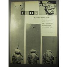 1956 Look Magazine Ad - the exciting story of people