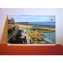 LIDO & BATHING POOL, CLIFTONVILLE, KENT used postcard 1975 pm #