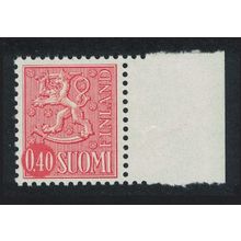 Finland Coat of Arms Lion Type 40p Margin 1974 MNH SG#658b