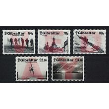 Gibraltar 75th Anniversary of VE Day 5v FV£8.36 2020 MNH SG#1888-1892