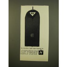 1961 Skyway Luggage Ad - Help For travelers: light light luggage by Skyway