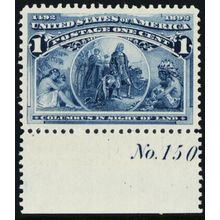 230, Mint XF/Superb NH 1¢ - With Graded 95 Certificate - Stuart Katz