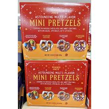 Trader Joe's Astounding Multi-Flavor Mini Pretzels 16oz 454g (2 Boxes)