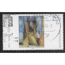 GER 2002 55c 'HALLE MARKET CHURCH' FINE USED (EBID 54-139)