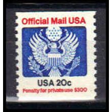 O135 20c Eagle Fine MNH KA2013