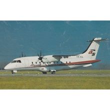Dornier 328-110 LN-ASL Plane of Air Stord Airlines at Chambery Postcard