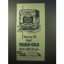 1951 Chicken of the Sea, White Star Tuna Ad