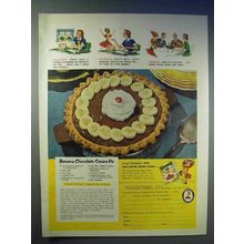 1951 Chiquita Banana Ad - Banana Chocolate Cream Pie
