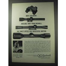 1964 Bushnell Scopes and Binoculars Ad - Exclusive