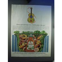 1964 Kraft Catalina Dressing Ad - Plays It Spanish