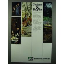 1971 Middle South Utilities Ad - Cookouts & Drop-Ins
