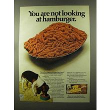 1973 Gaines Top Choice Dog Food Ad - Not Hamburger