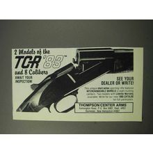 1986 Thompson / Center Arms TCR '83 Rifle Ad