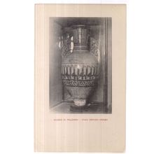 VASO, PALERMO MUSEUM, SICILY, ITALY unused antique postcard =