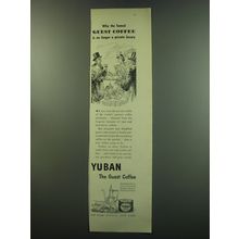 1949 Yuban Coffee Ad - Why the famed Guest coffee is no longer a private luxury