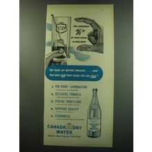 1949 Canada Dry Water Ad - Be sure of better drinks