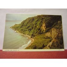 LUCCOMBE CHINE, SHANKLIN, ISLE OF WIGHT .. vintage used postcard 1956 pm #