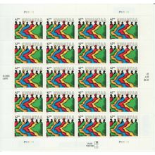 Kwanzaa Celebration Sheet of Twenty 42 Cent Postage Stamps Scott 4373
