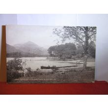 DERWENT, FRIAR'S CRAG & cat bells CUMBRIA unused vintage postcard. Photochrom =