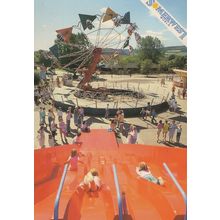 Thrill Fair Rides at Somerwest World Butlins Minehead Somerset Postcard